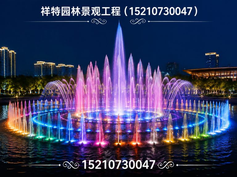 安国市景区喷泉展示图